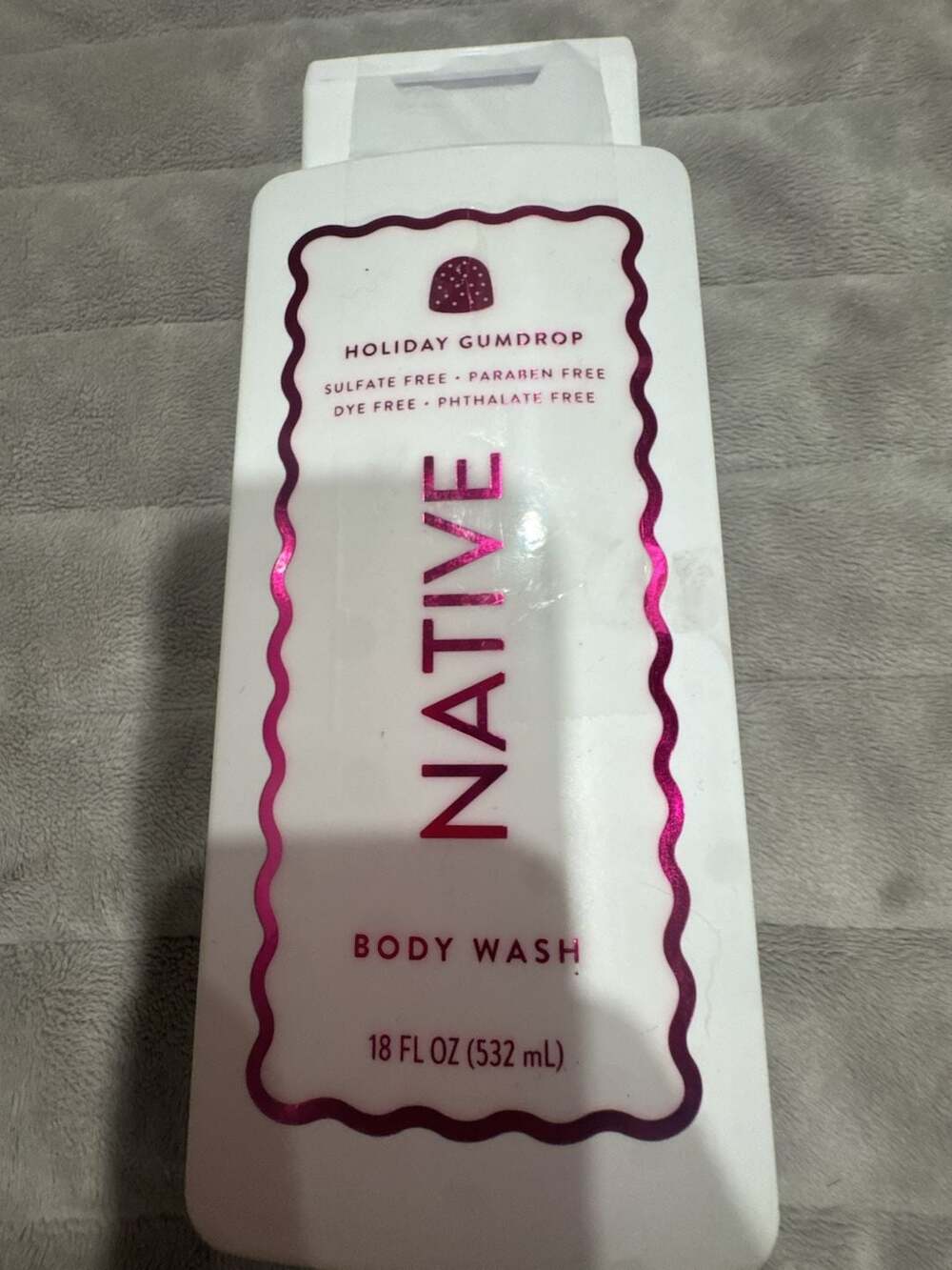 Native Holiday Gumdrop Limited Edition Body Wash 18 fl oz